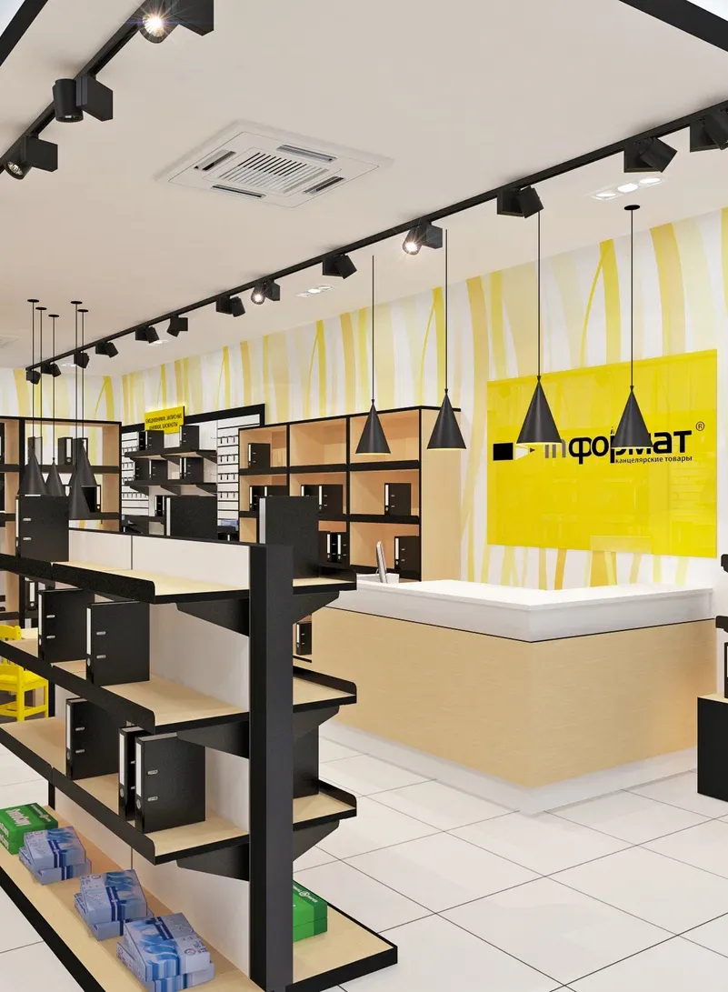 Краски для магазинов, торговых залов