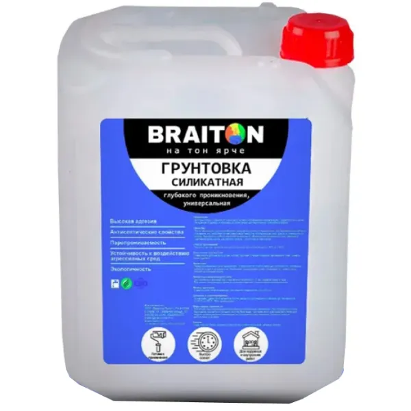 Грунтовка СИЛИКАТНАЯ Braiton Paint