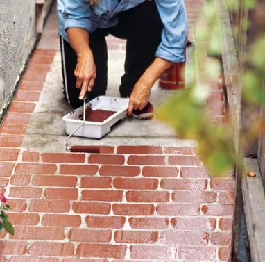 краска для бетонных дорожек и садовой плитки